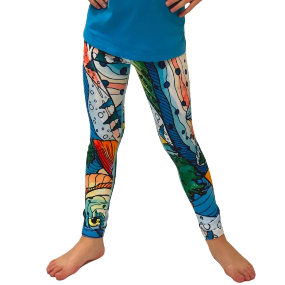 Mt. Cutty Signature Leggings - Kids - Fish On! Dress Code