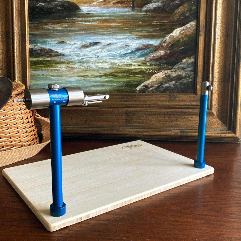 Legacy C - Liberty Blue Stainless-Steel Vise - Fish On! Custom Rods