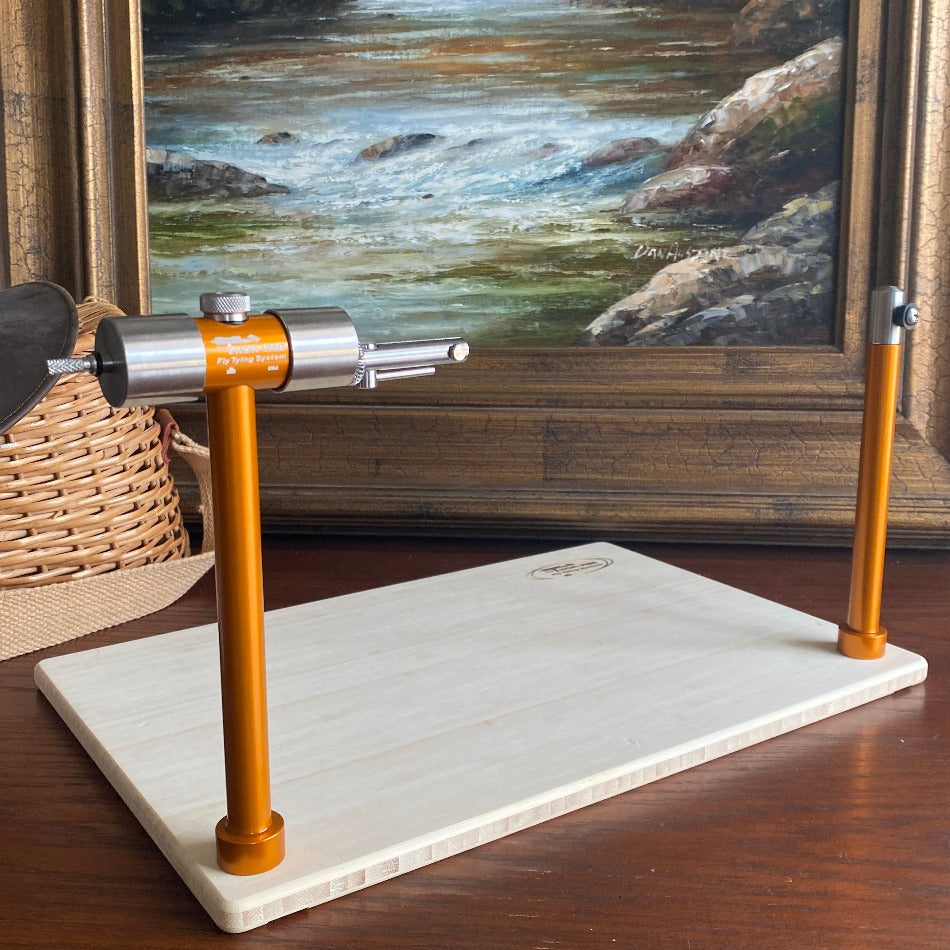 
                  
                    Legacy C -Sunset Orange Stainless-Steel Vise - Fish On! Custom Rods
                  
                