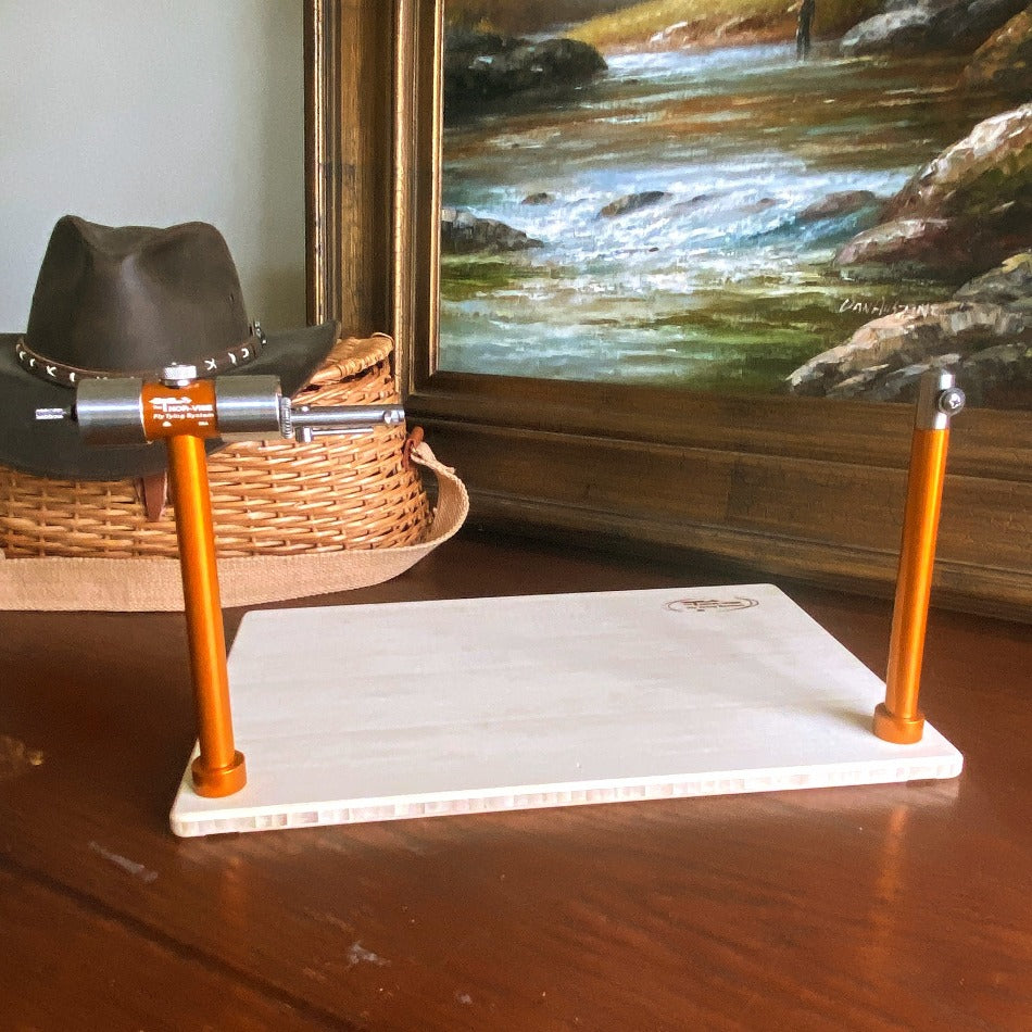 
                  
                    Legacy C -Sunset Orange Stainless-Steel Vise - Fish On! Custom Rods
                  
                