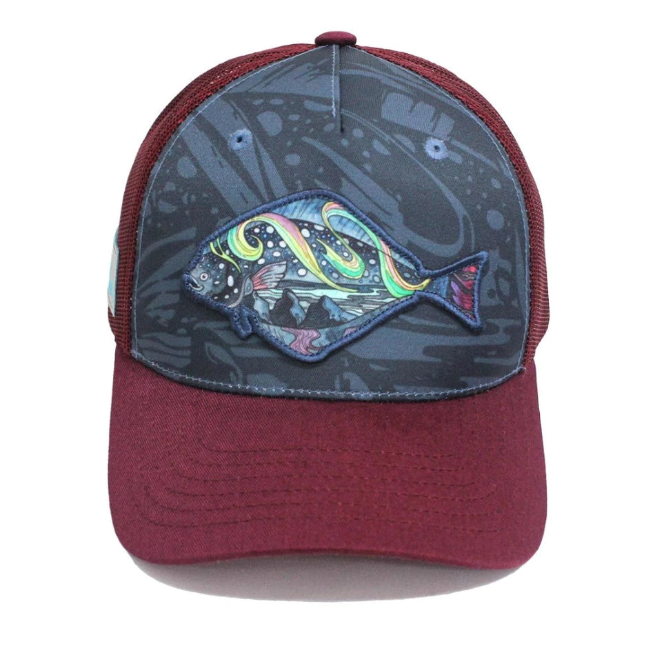 
                      
                        HaliBorealis Trucker Hat - Fish On! Custom Rods
                      
                    