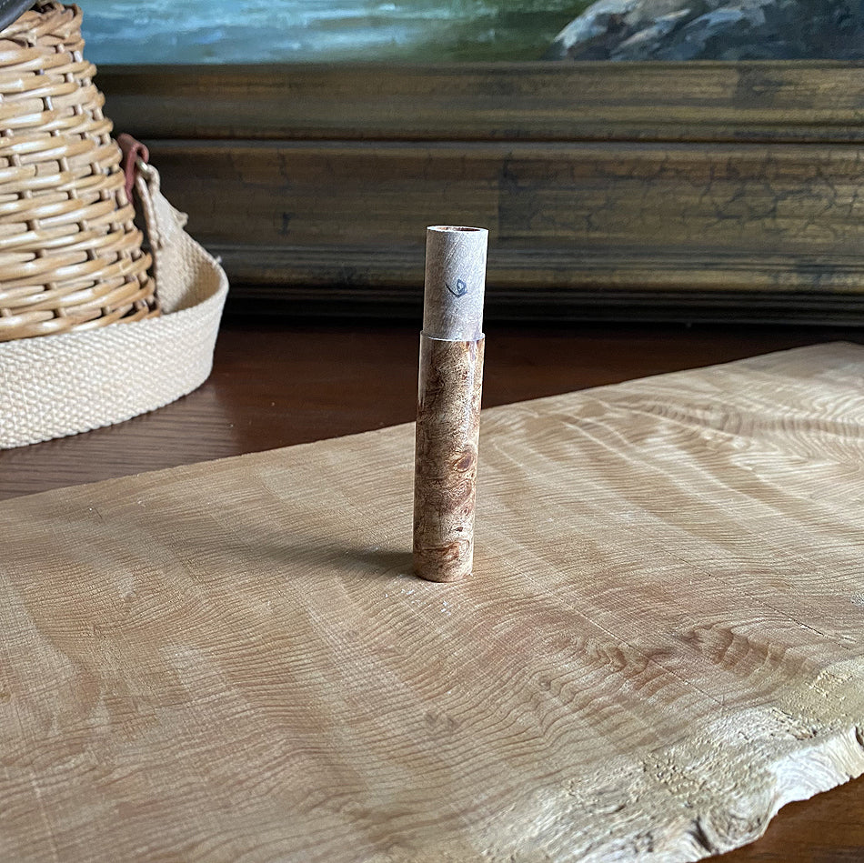 
                  
                    Maple Burl Reel Seat
                  
                