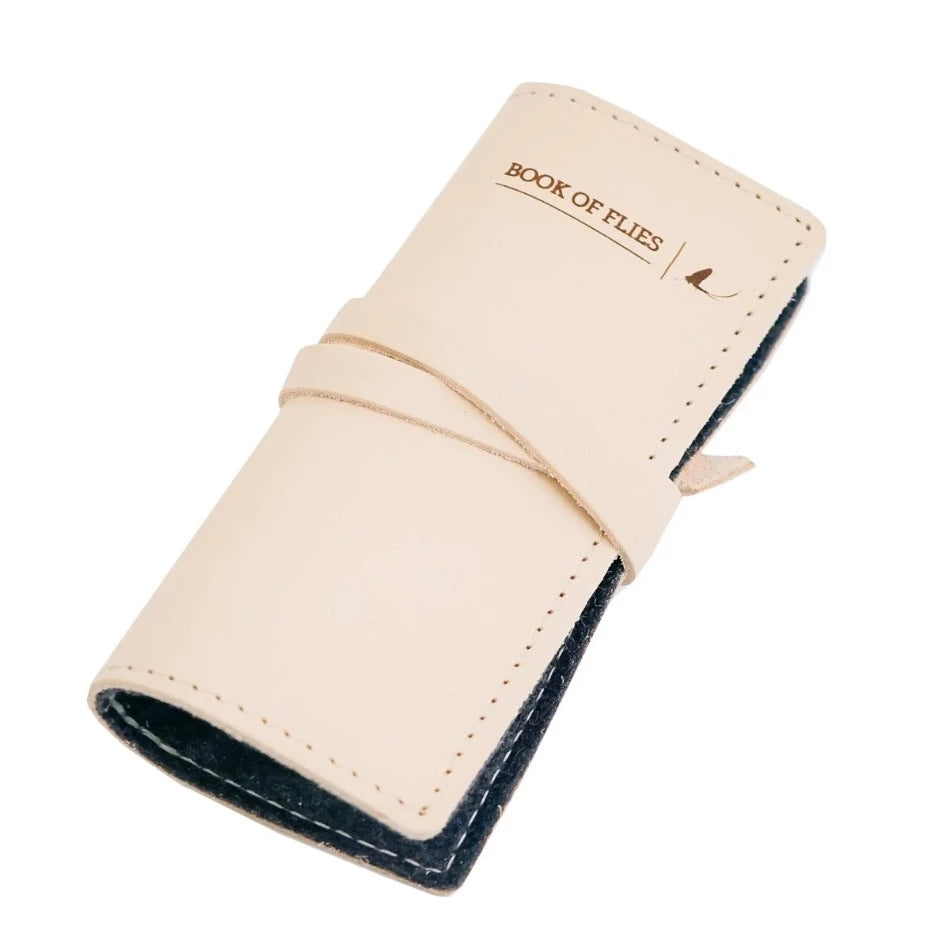 
                  
                    One of our favorites, the Leather Book of Flies keeps your flies dry in style. Handcrafted with genuine top-grain leather, the Book of Flies is designed to hold up to 20 of your best tied flies. You'll be ready to take on your next fly-fishing adventure with ease. The high-quality leather provides a protective and stylish home for your favorite flies.
                  
                