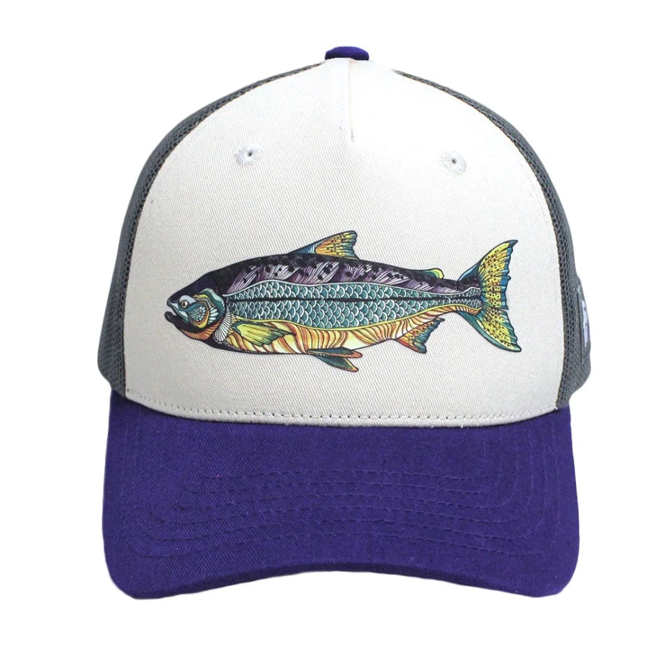 Kaleido King Trucker Hat - Fish On! Custom Rods