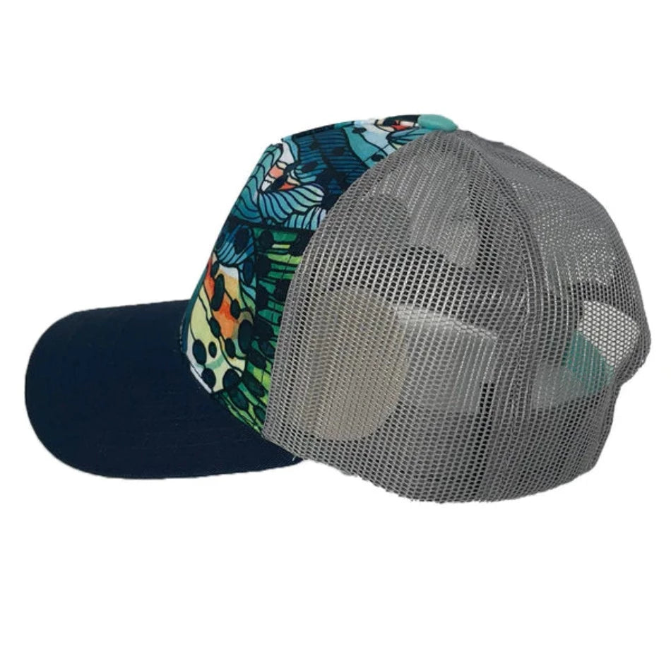 Mt. Cutty Abstract Trucker Hat - Fish On! Custom Rods