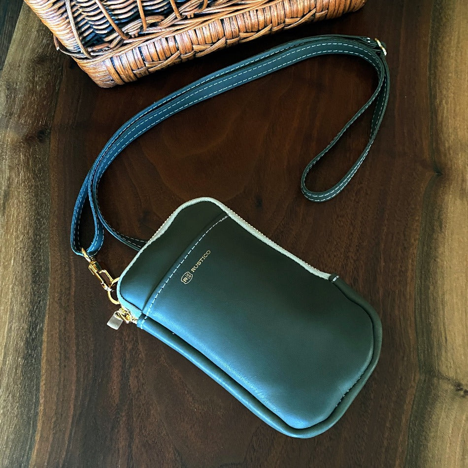 
                  
                    Route Small Leather Crossbody Bag - Outdoor! Dress Code
                  
                