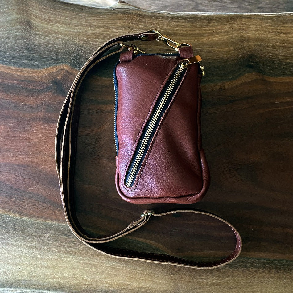 
                  
                    Route Small Leather Crossbody Bag - Outdoor! Dress Code
                  
                