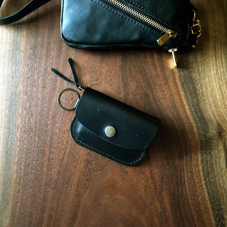 Anchor Card and Coin Leather Wallet - Outdoor Dress Code