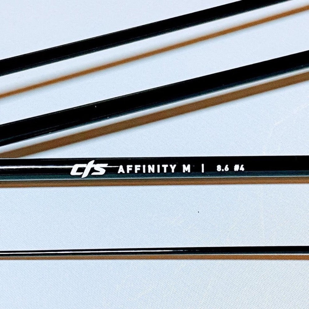 Affinity M Jet Black 8’ 6” 4wt - Fish On! Custom Rods