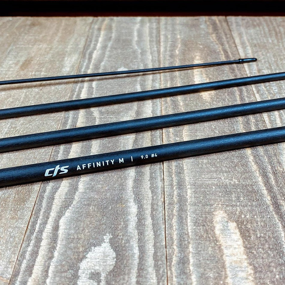 Affinity M Satin Black 9' 0" 4wt - Fish On! Custom Rods