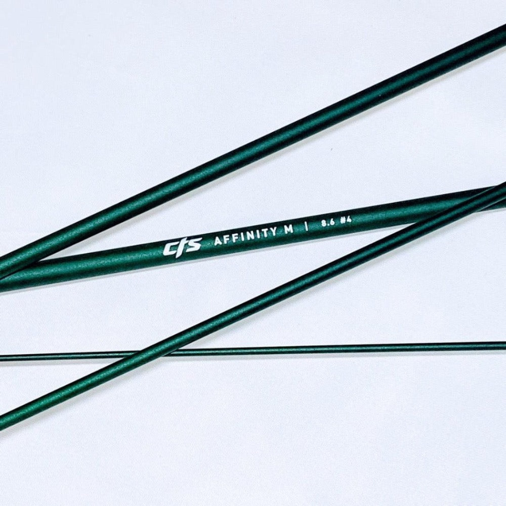 Affinity M Satin Green 8’ 6” 4wt - Fish On! Custom Rods