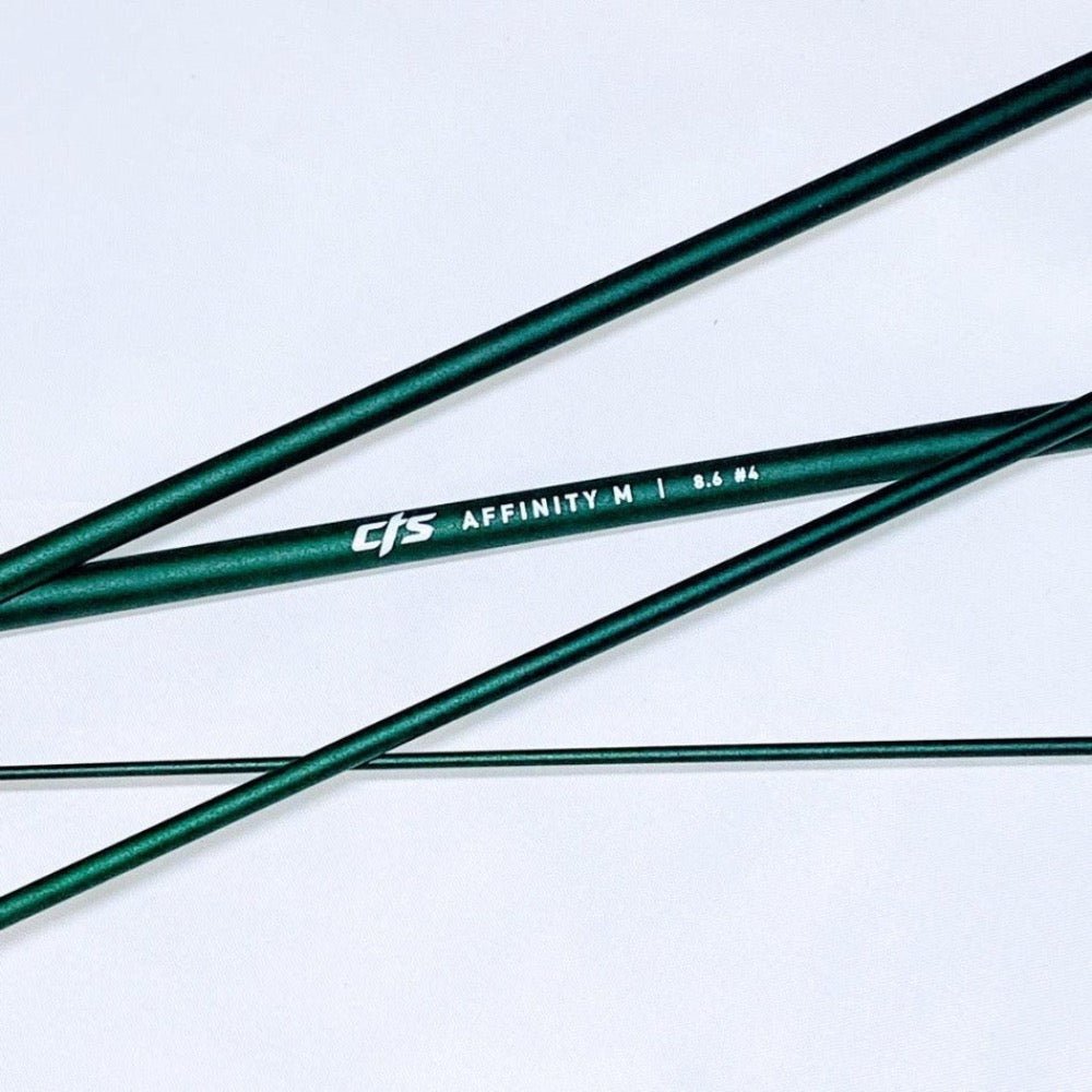 Affinity M Satin Green 8’6” 4wt - Fish On! Custom Rods