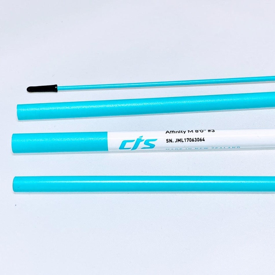 
                  
                    Affinity M Satin Teal 8’ 0” 3wt - Fish On! Custom Rods
                  
                