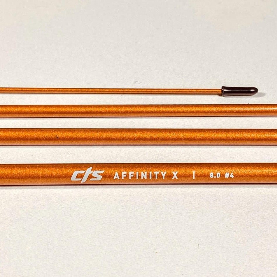 Affinity X Dragon Metallic 8’ 6” 4wt 4pc - Fish On! Custom Rods
