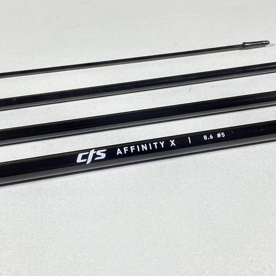 Affinity X Jet Black  8'6" 5wt 4pc - Fish On! Custom Rods