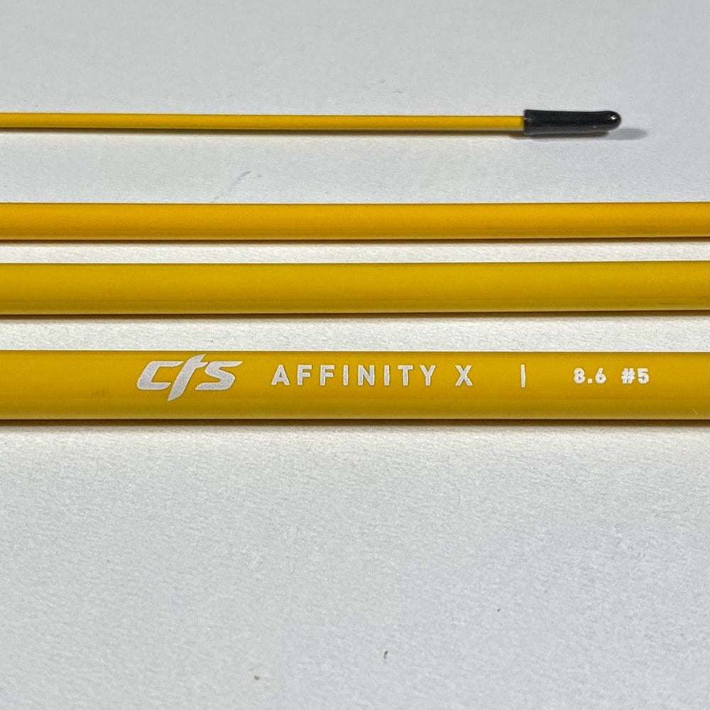 
                      
                        Affinity X Mississippi Gold 8’ 6” 5wt 4pc - Fish On! Custom Rods
                      
                    