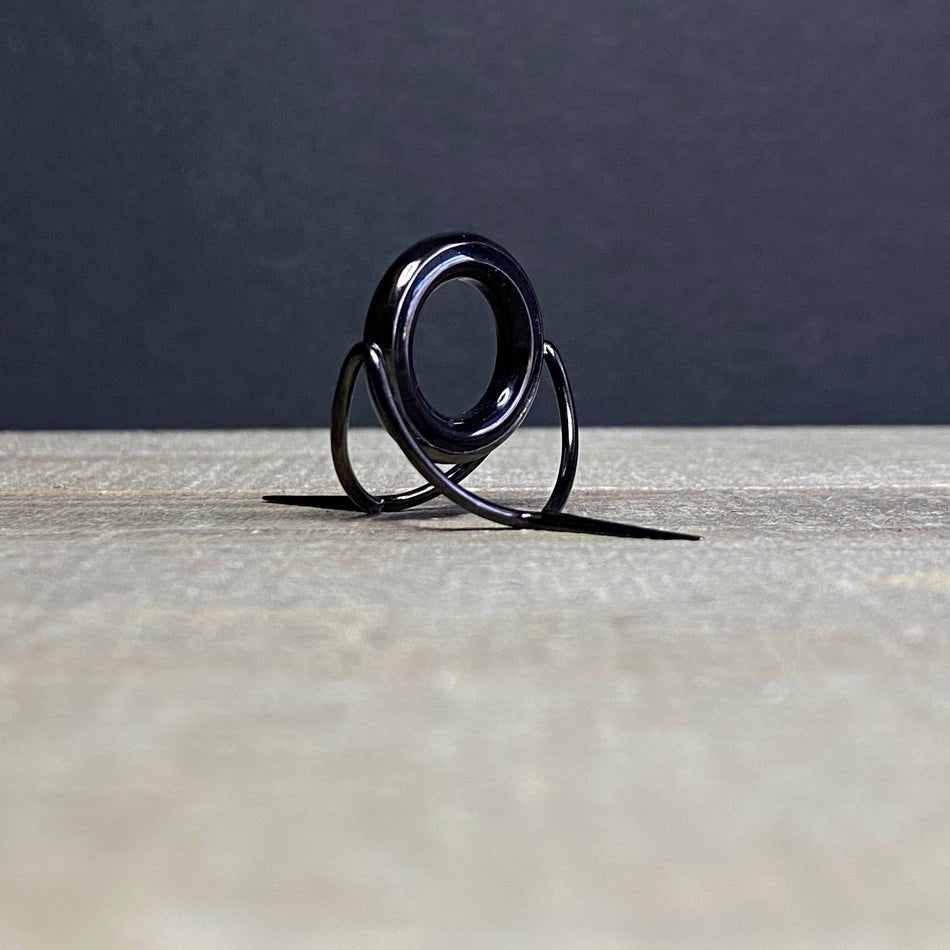 Agate Stripping Guide 20mm Black Nickel - Fish On! Custom Rods