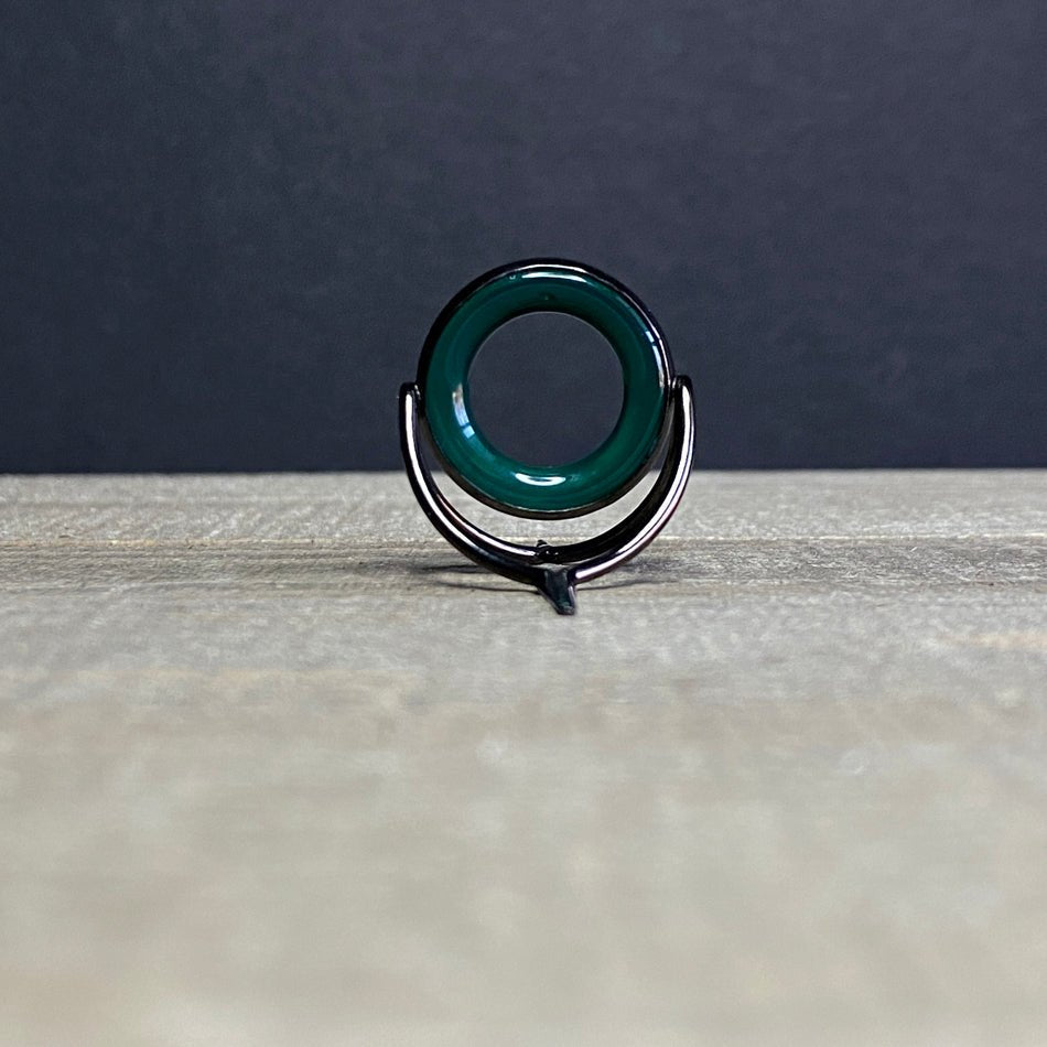 Agate Stripping Guide 20mm Black Nickel - Fish On! Custom Rods