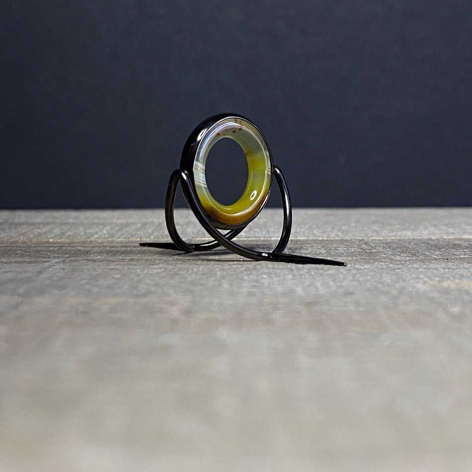 Agate Stripping Guide 20mm Black Nickel - Fish On! Custom Rods