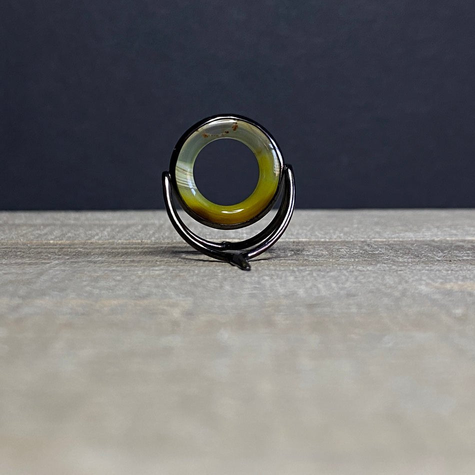 Agate Stripping Guide 20mm Black Nickel - Fish On! Custom Rods