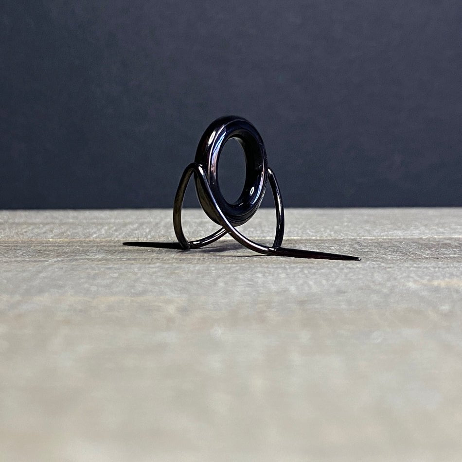 Agate Stripping Guide 20mm Black Nickel - Fish On! Custom Rods