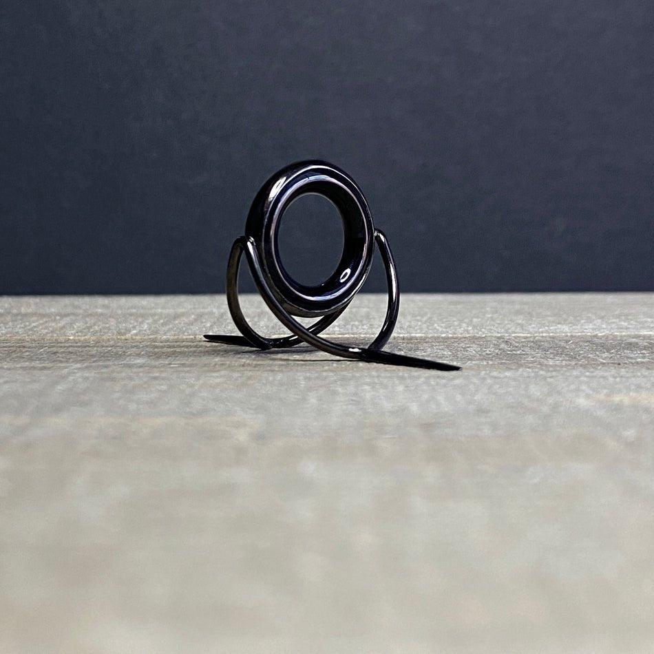 Agate Stripping Guide 20mm Black Nickel - Fish On! Custom Rods