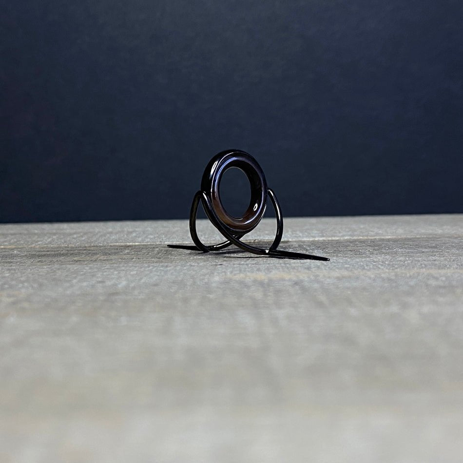 Agate Stripping Guide 20mm Black Nickel - Fish On! Custom Rods