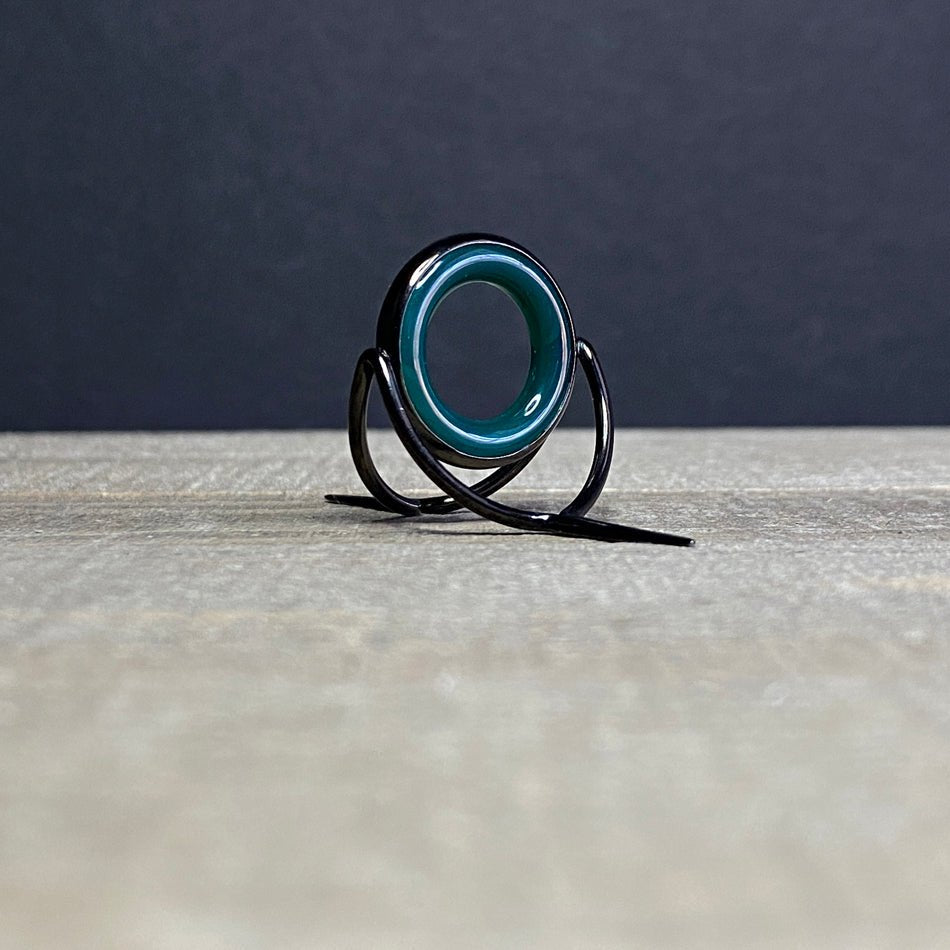 Agate Stripping Guide 20mm Black Nickel - Fish On! Custom Rods