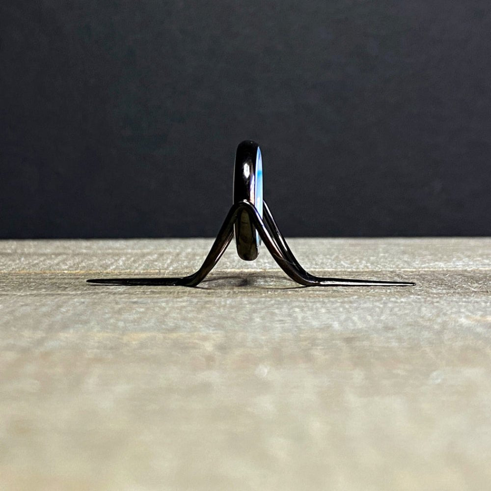 Agate Stripping Guide 20mm Black Nickel - Fish On! Custom Rods