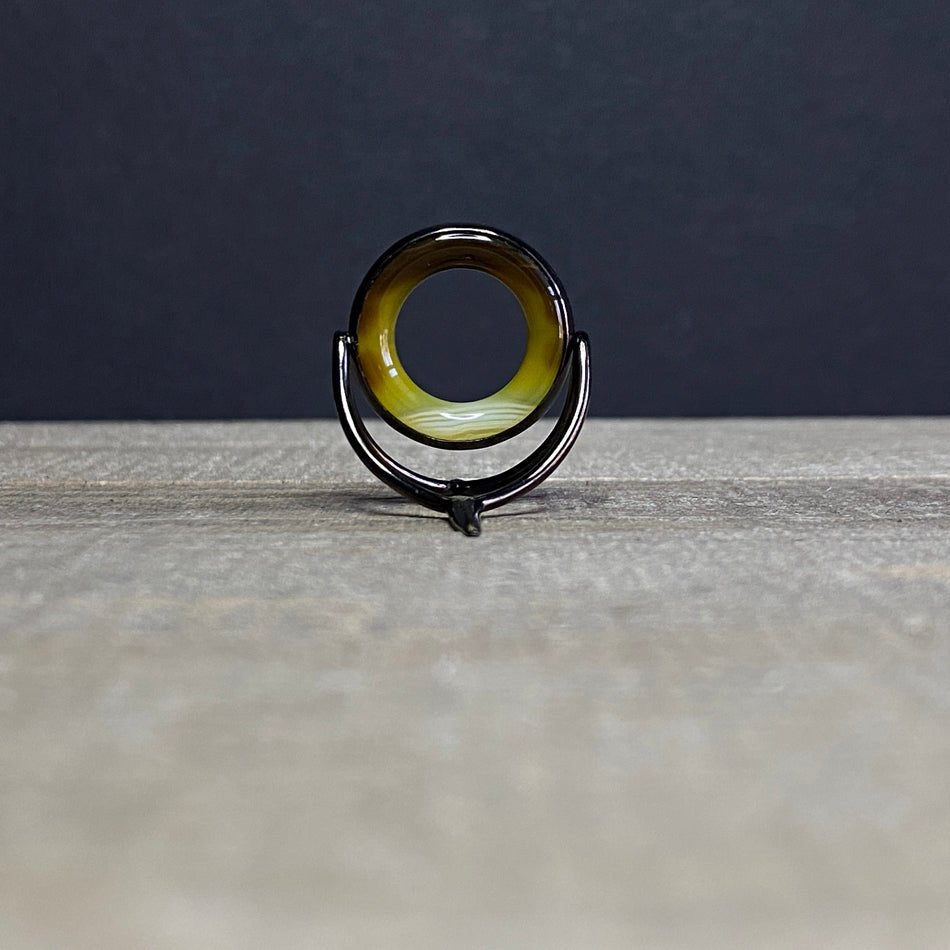 Agate Stripping Guide 20mm Black Nickel - Fish On! Custom Rods