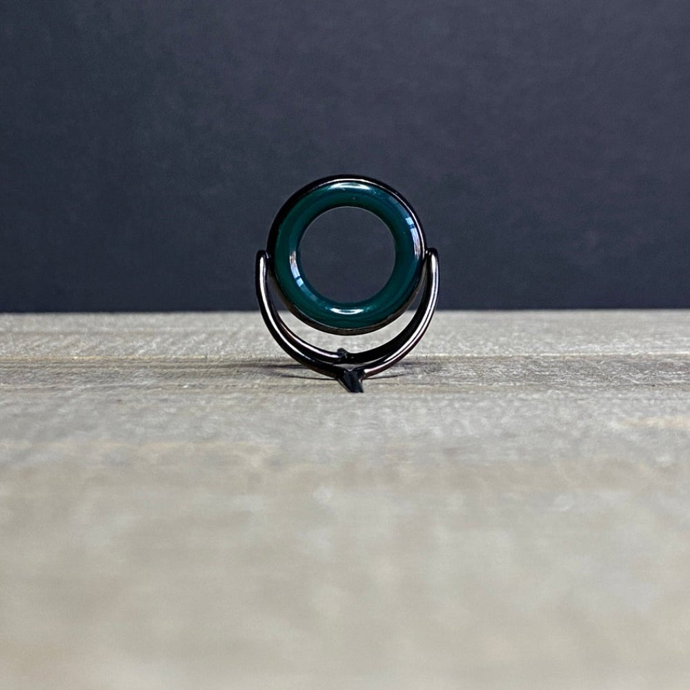 Agate Stripping Guide 20mm Black Nickel - Fish On! Custom Rods