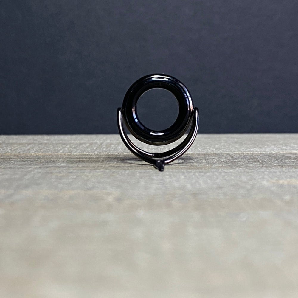 Agate Stripping Guide 20mm Black Nickel - Fish On! Custom Rods