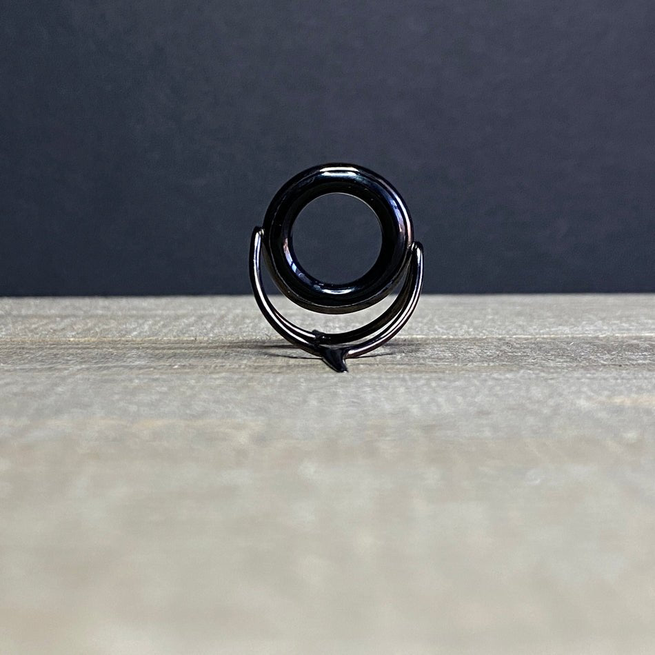 Agate Stripping Guide 20mm Black Nickel - Fish On! Custom Rods