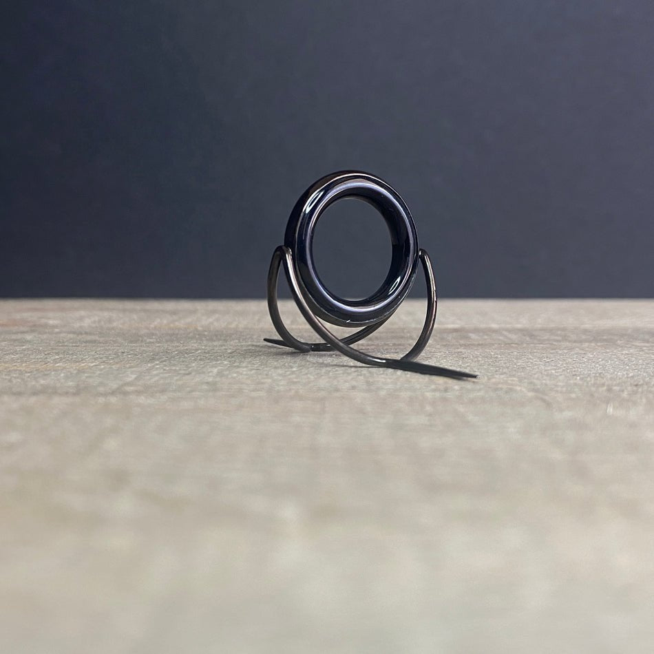 Agate Stripping Guide 24mm Black Nickel - Fish On! Custom Rods