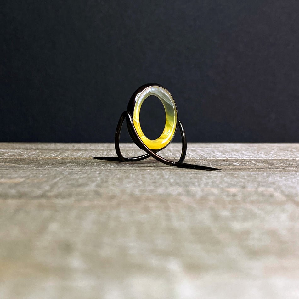 Agate Stripping Guide 24mm Black Nickel - Fish On! Custom Rods