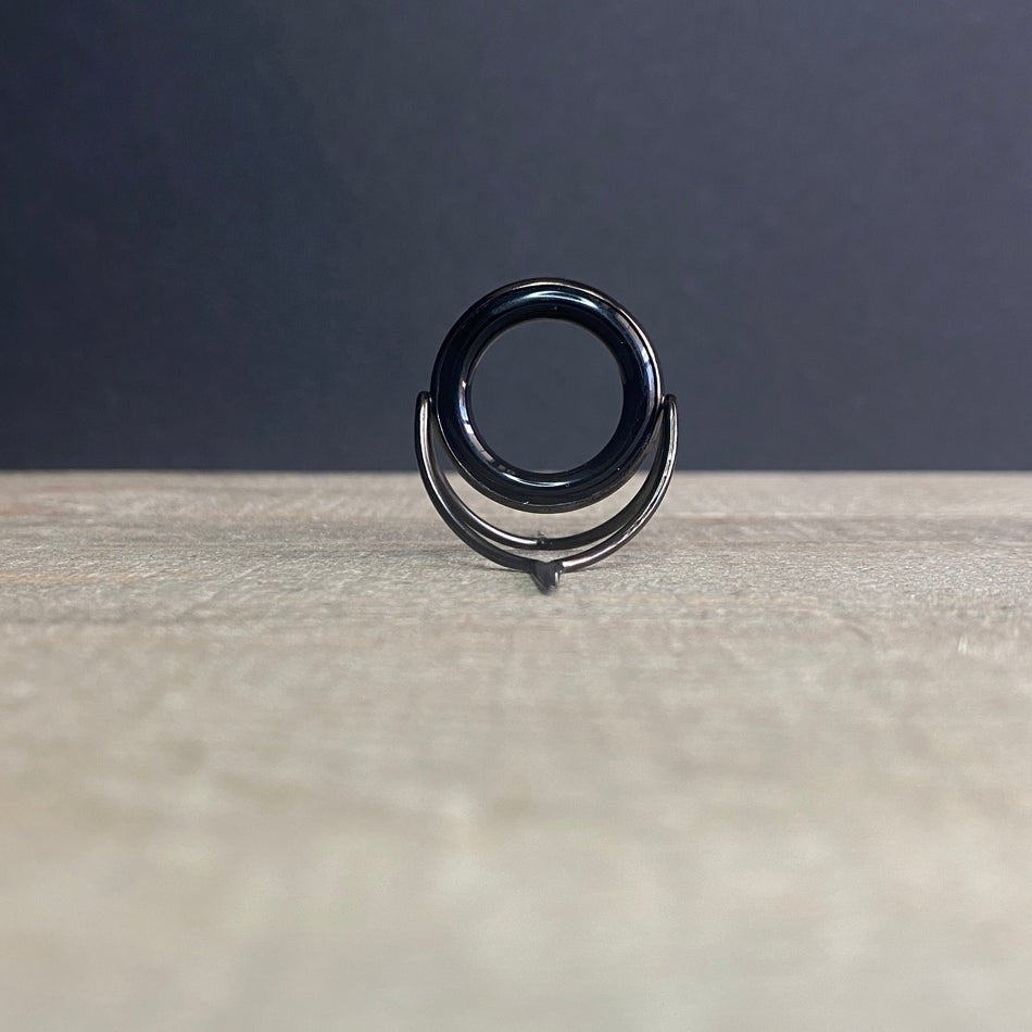 Agate Stripping Guide 24mm Black Nickel - Fish On! Custom Rods