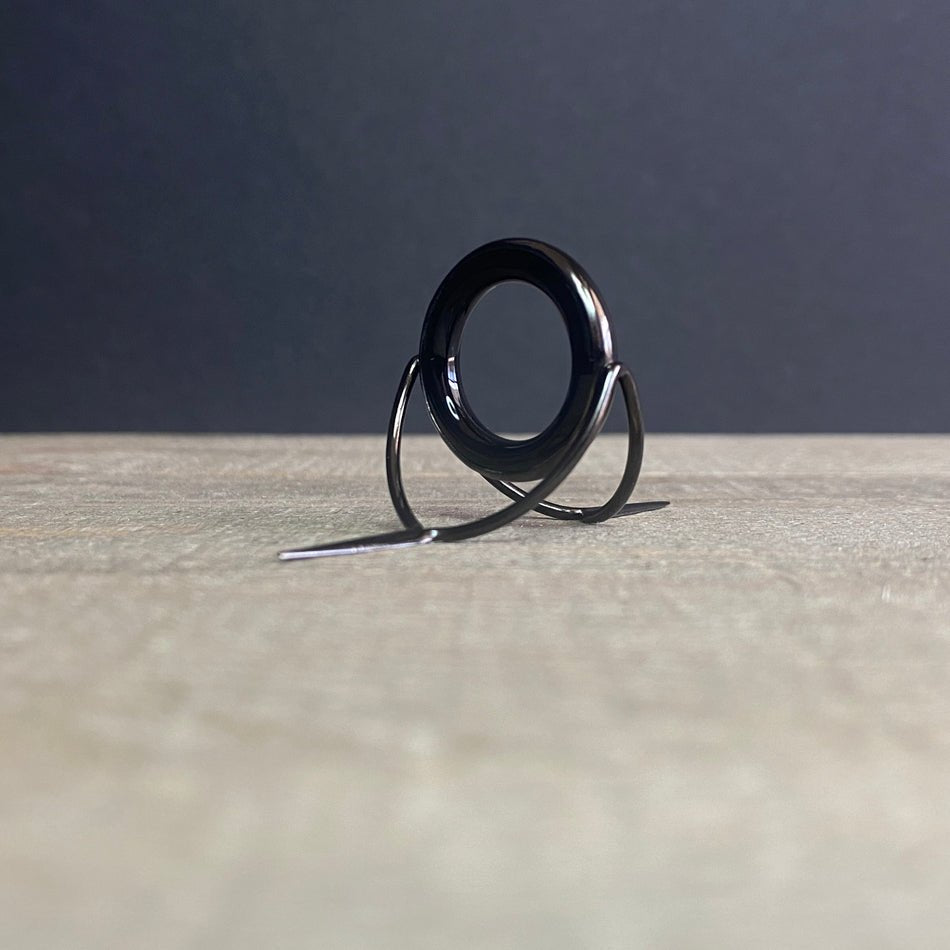 Agate Stripping Guide 24mm Black Nickel - Fish On! Custom Rods