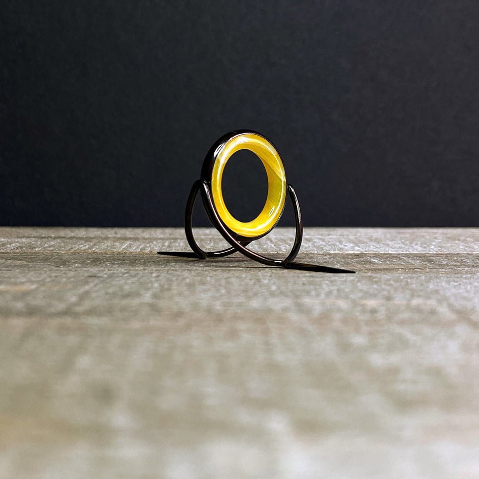 Agate Stripping Guide 24mm Black Nickel - Fish On! Custom Rods