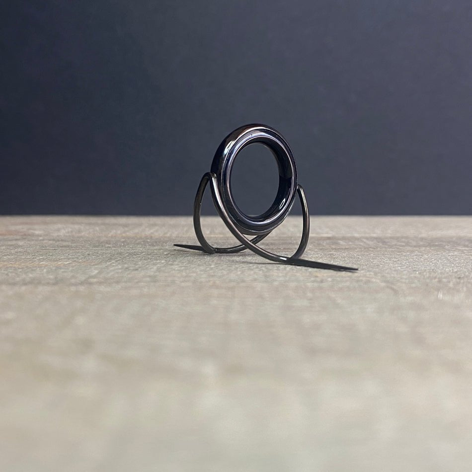 Agate Stripping Guide 24mm Black Nickel - Fish On! Custom Rods