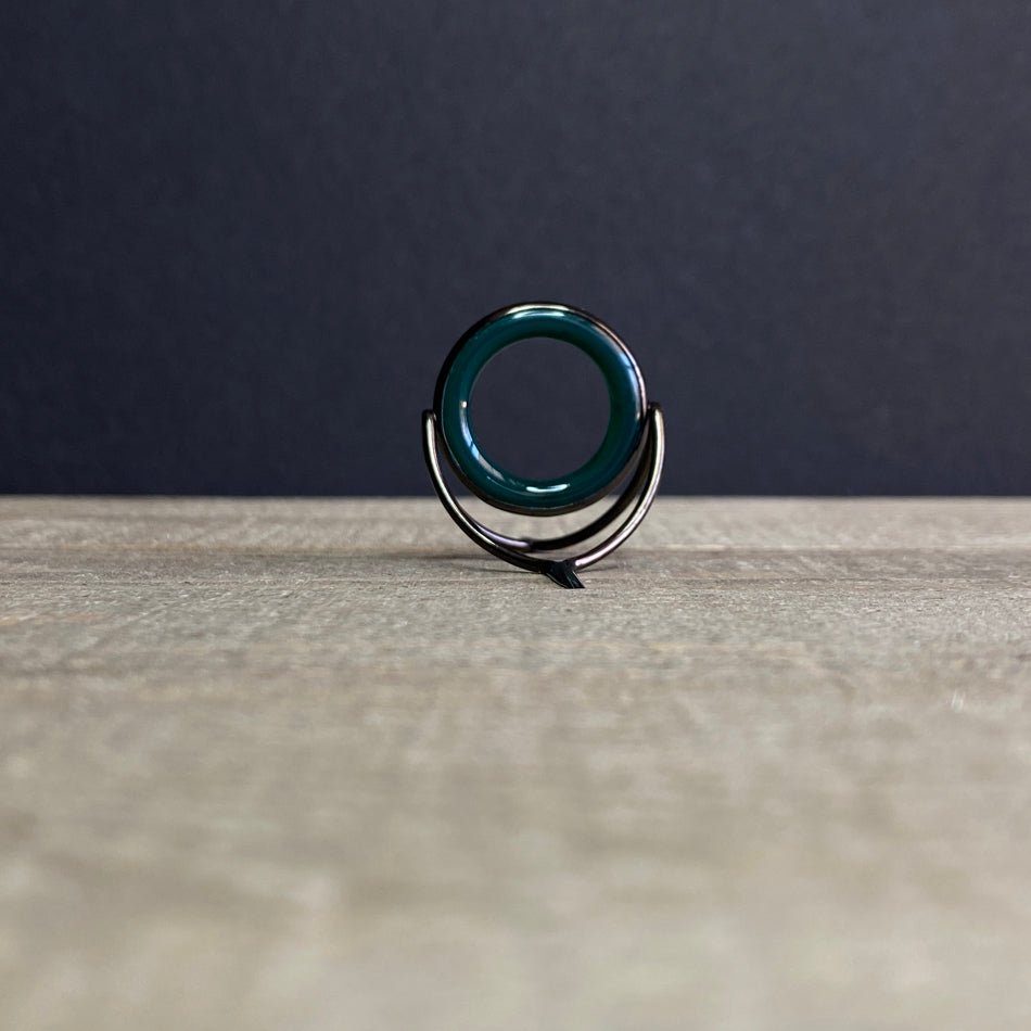 Agate Stripping Guide 24mm Black Nickel - Fish On! Custom Rods