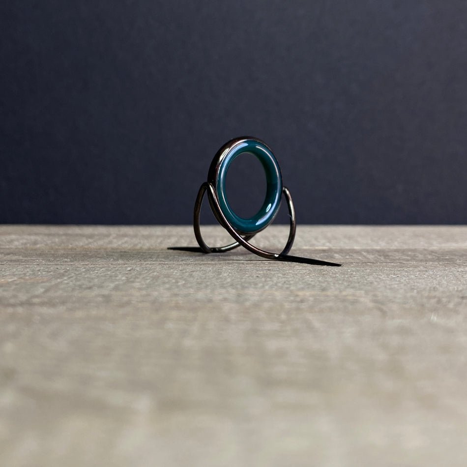 Agate Stripping Guide 24mm Black Nickel - Fish On! Custom Rods