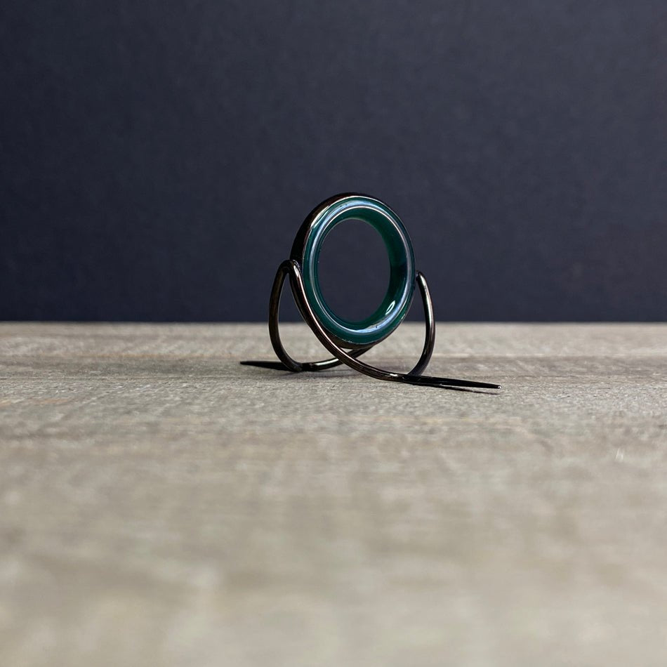 Agate Stripping Guide 24mm Black Nickel - Fish On! Custom Rods