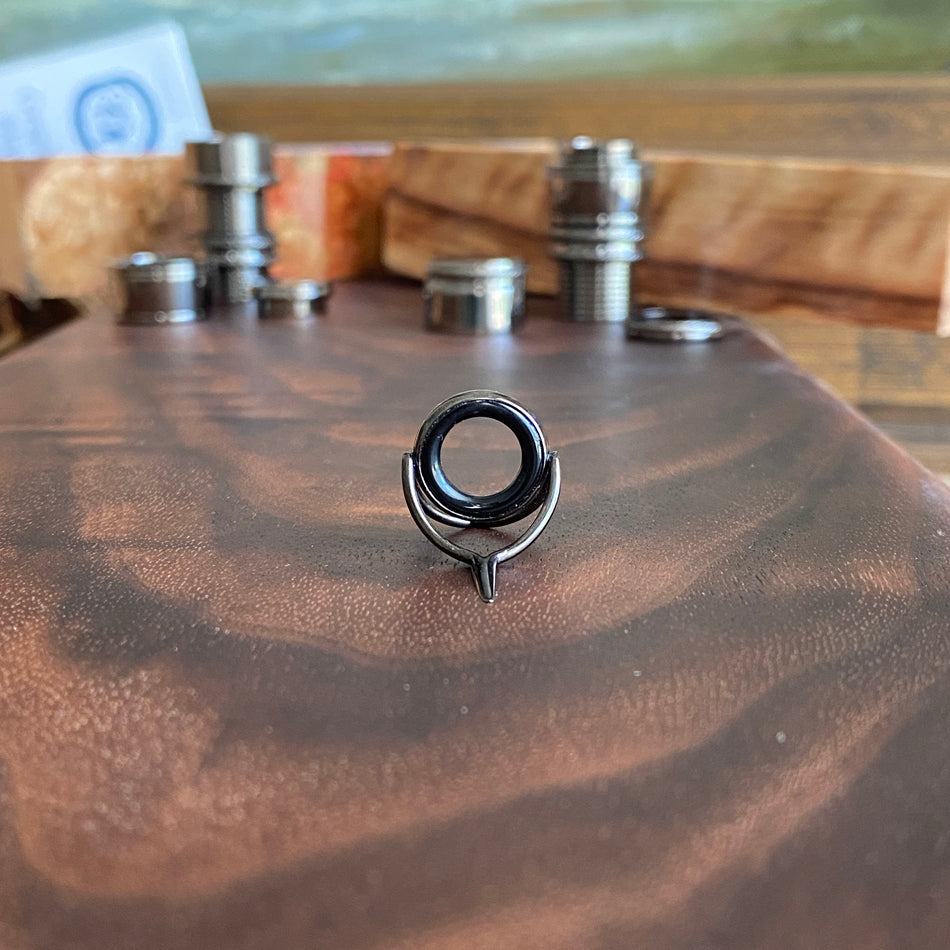 Agate Stripping Guides 12mm Black Nickel - Fish On! Custom Rods