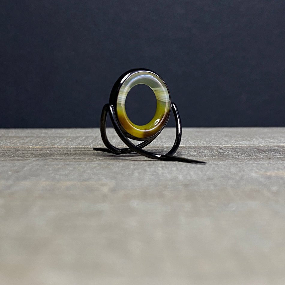 Agate Stripping Guides 20mm Black Nickel - Fish On! Custom Rods