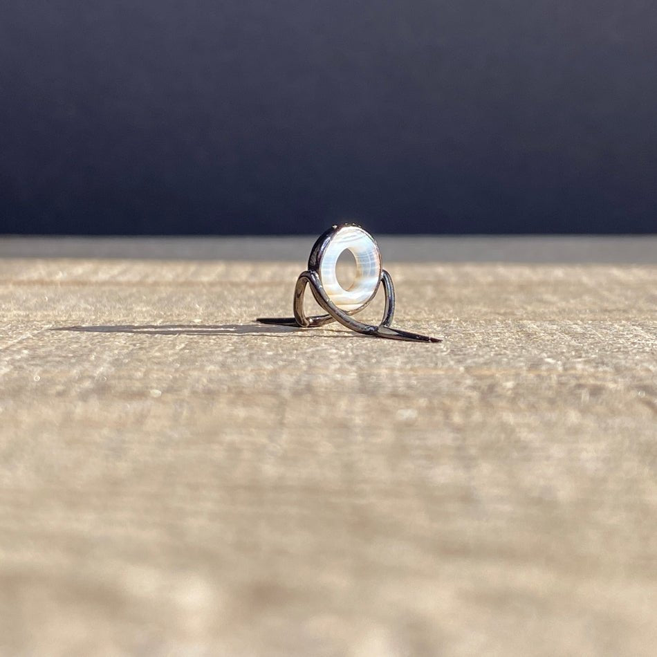 Agate Stripping Guides 8mm Black Nickel - Fish On! Custom Rods