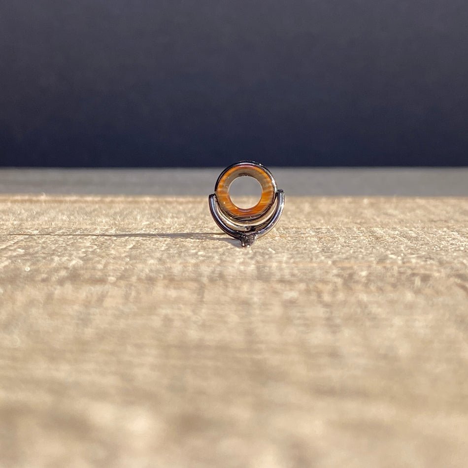 Agate Stripping Guides 8mm Black Nickel - Fish On! Custom Rods