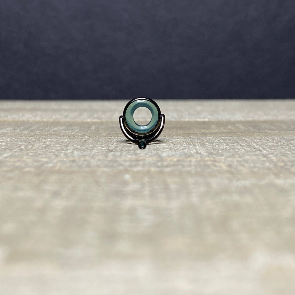 Agate Stripping Guides 8mm Black Nickel - Fish On! Custom Rods