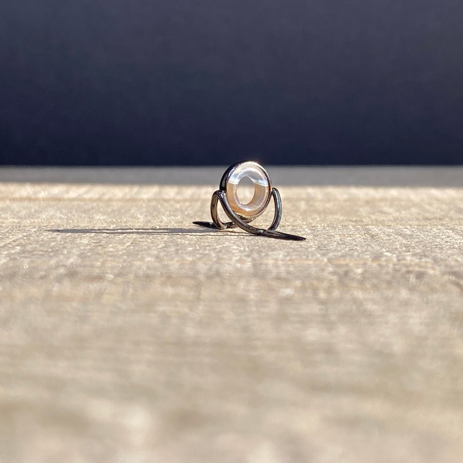 Agate Stripping Guides 8mm Black Nickel - Fish On! Custom Rods