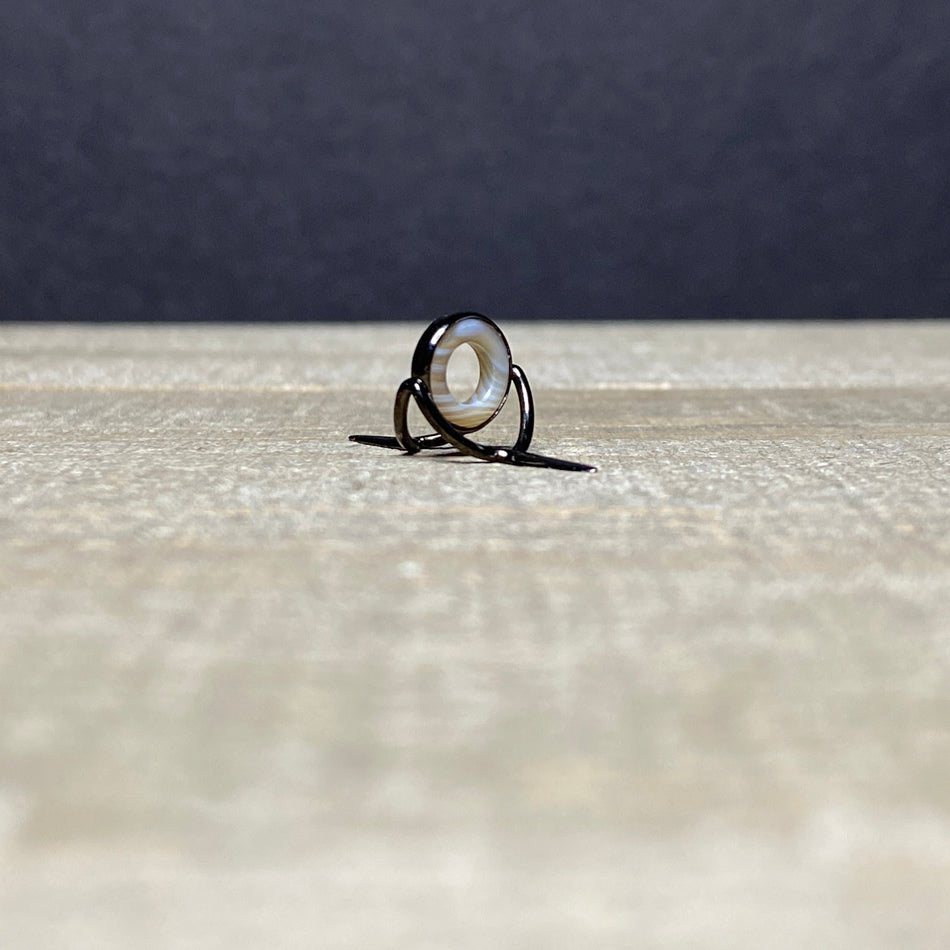 Agate Stripping Guides 8mm Black Nickel - Fish On! Custom Rods