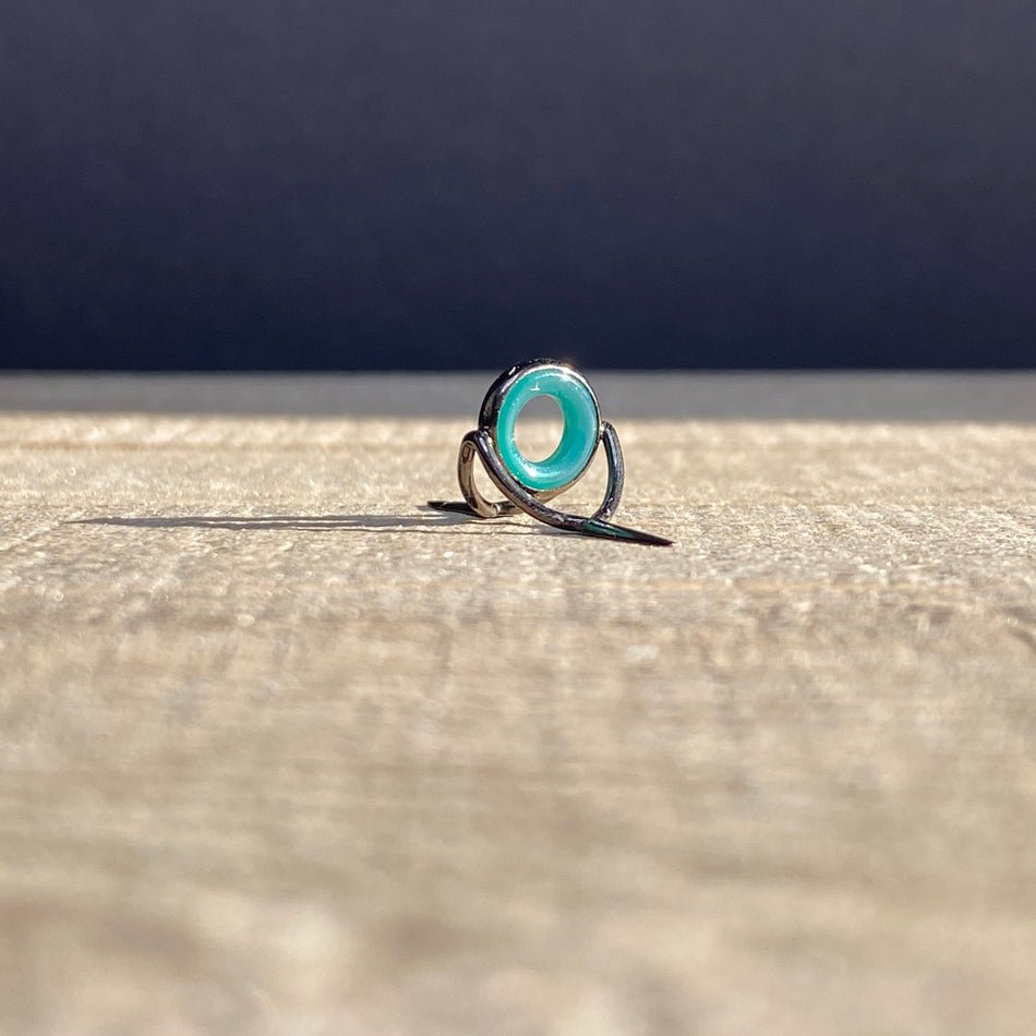 Agate Stripping Guides 8mm Black Nickel - Fish On! Custom Rods